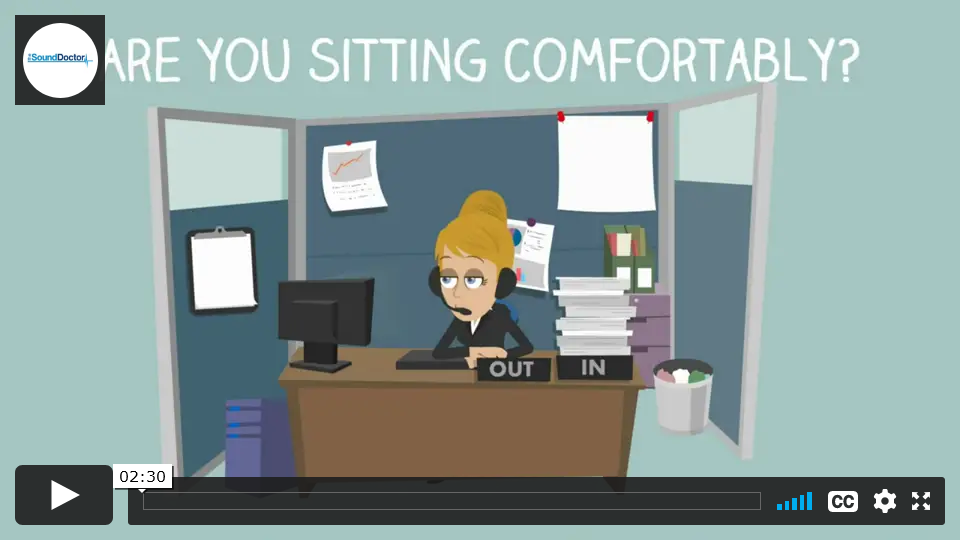How to sit at your desk